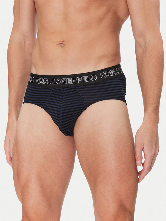 KARL LAGERFELD KARL LAGERFELD Komplet spodnjih hlač slip﻿ A1M47043 Pisana