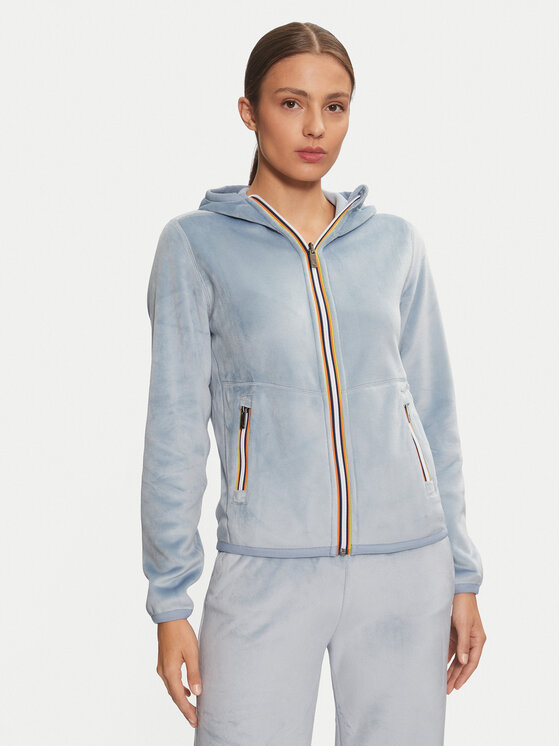 K-Way K-Way Bluză Lily K8138NW Albastru Relaxed Fit
