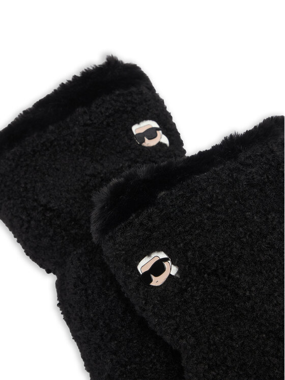 KARL LAGERFELD KARL LAGERFELD Дамски ръкавици B4W33044 Черен