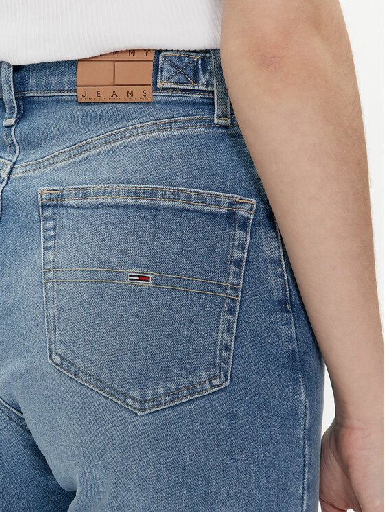 Tommy Jeans Tommy Jeans Džinsai Julie DW0DW17615 Mėlyna Straight Fit