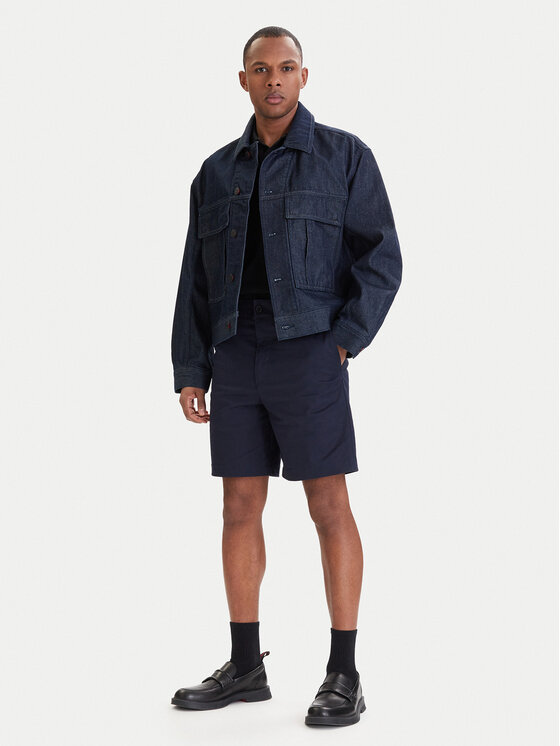 HUGO HUGO Kratke hlače Genar261S 50567293 Tamnoplava Slim Fit