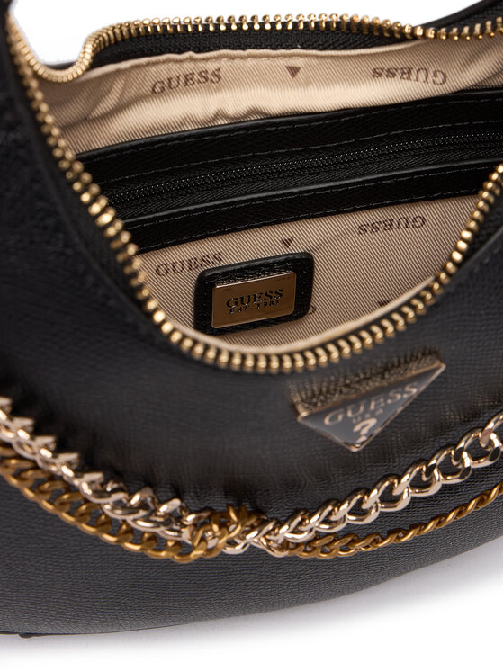 Guess Guess Дамска чанта Davina HWBG98 99180 Черен