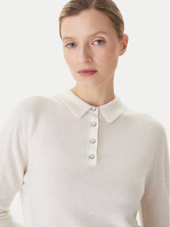 KAOS KAOS Светр RI1KT019 Écru Regular Fit