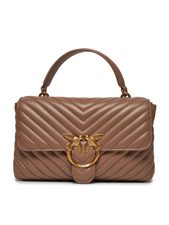 PINKO Pinko Ročna torba Love Lady Puff Classic Cl Rjava
