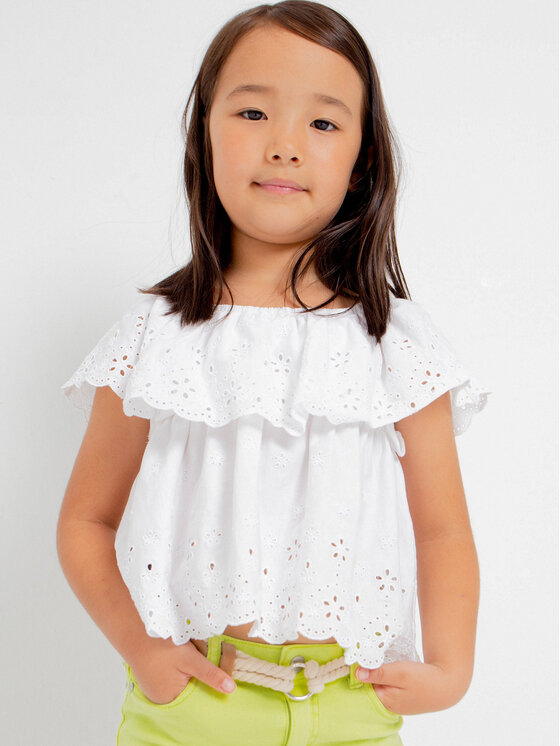 Mayoral Bluză 3145 Alb