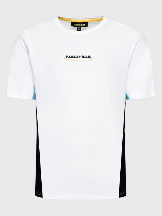 Nautica Nautica T-Shirt Pooler N7G00749 Λευκό Regular Fit