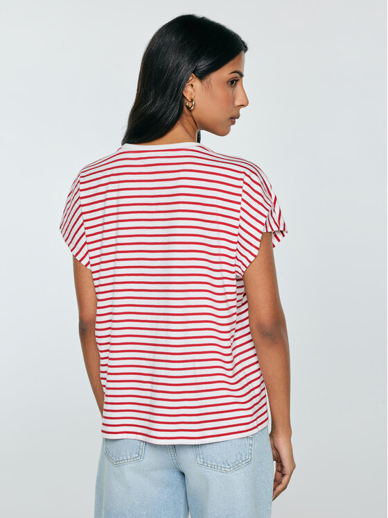 BIG STAR BIG STAR T-Shirt ALEKSA Czerwony Comfort Fit