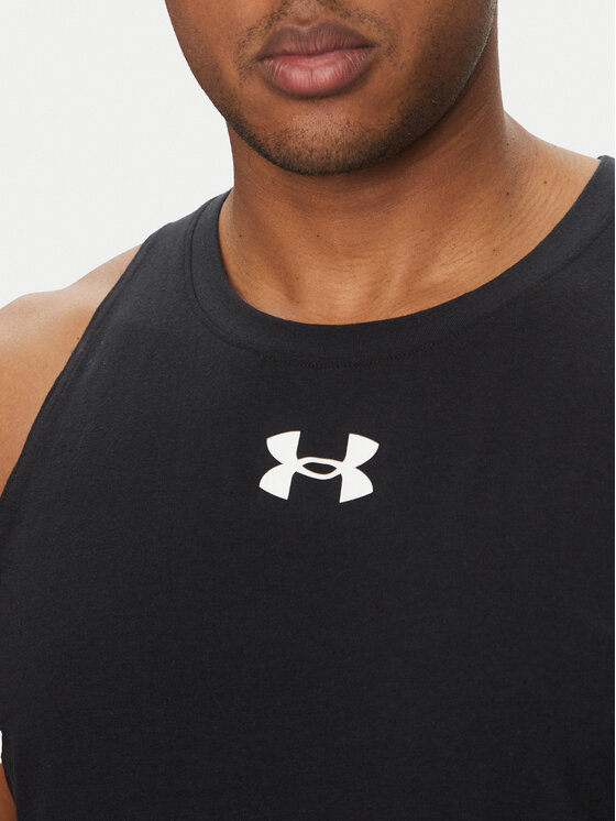 Under Armour Under Armour Tank top marškinėliai Zone 1361901 Juoda Loose Fit