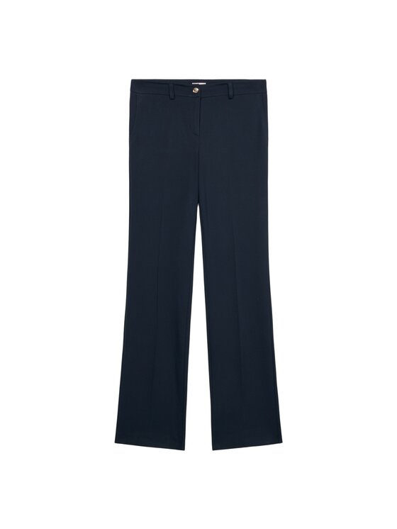 Oltre Oltre Spodnie materiałowe P046R108804N034 Niebieski Regular Fit