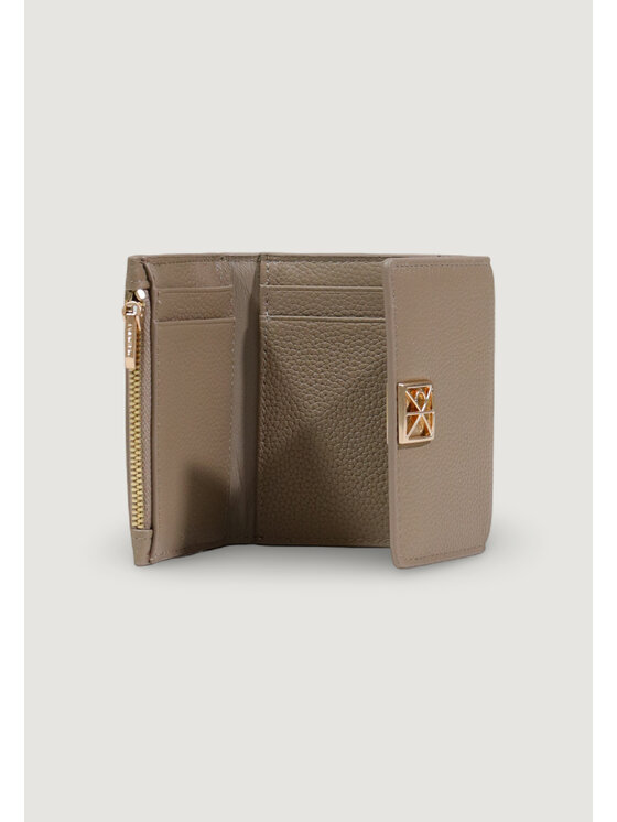 Calvin Klein Calvin Klein Πορτοφόλι EMBLEM HW PEBBLE TRIFOLD W/ZIP Μπεζ