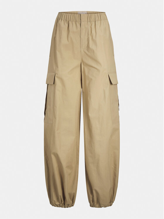 JJXX JJXX Kalhoty z materiálu Yoko 12224655 Béžová Cargo Fit