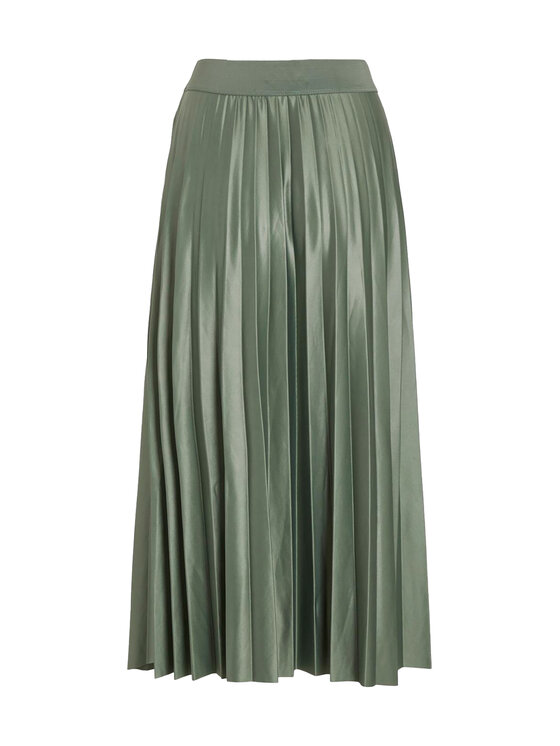 Vila Vila Fustă plisată Nitban 14063241 Verde Regular Fit