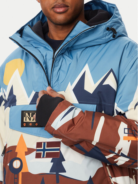 Napapijri Napapijri Куртка Anorak Rf Next Aop 1 NP0A8AHX Кольоровий Regular Fit