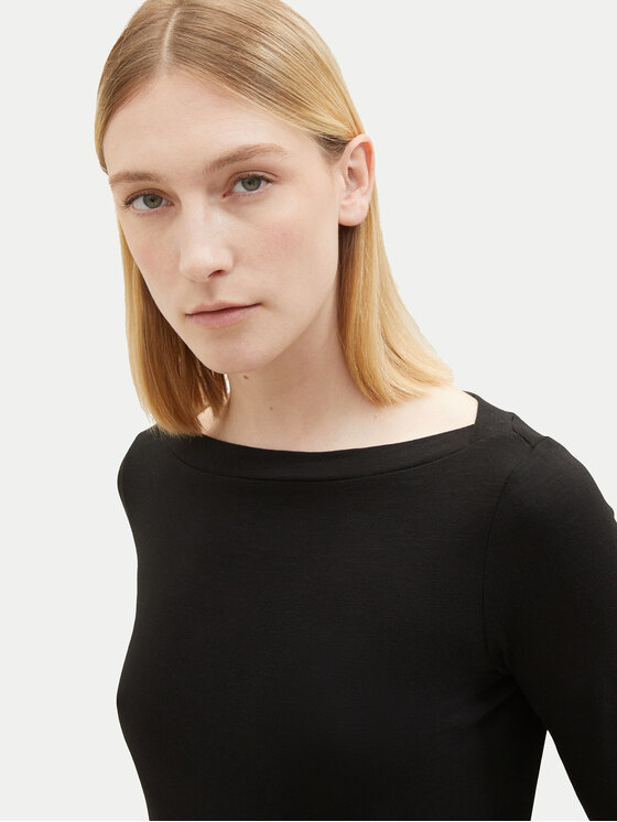 Tom Tailor Tom Tailor Bluza 1038028 Črna Regular Fit