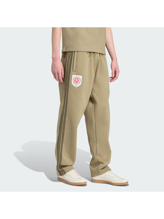 adidas Męskie Spodnie materiałowe, rozmiar S, Zielone, Mesh Stripe