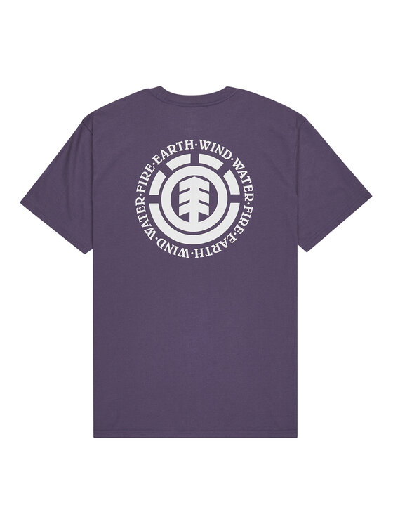 Element Element Marškinėliai Seal Bp ELYZT00596 Violetinė Regular Fit