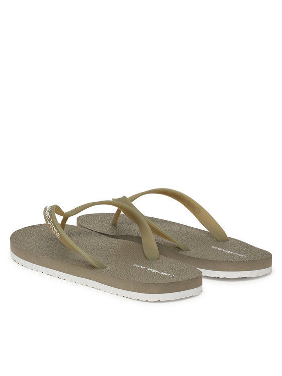 Calvin Klein Jeans Calvin Klein Jeans Japonki Thong+ Tpu YM0YM01265 Brązowy