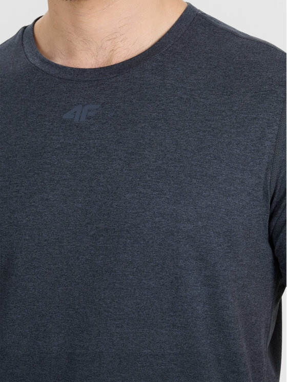 4F 4F T-Shirt 4FWAW26TFTSM2354-22M Szary Active Fit