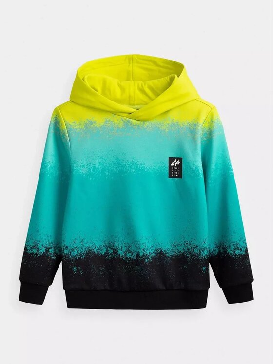 4F 4F Mikina 4FJWSS26TSWSM3184-90A Barevná Hoodie Fit