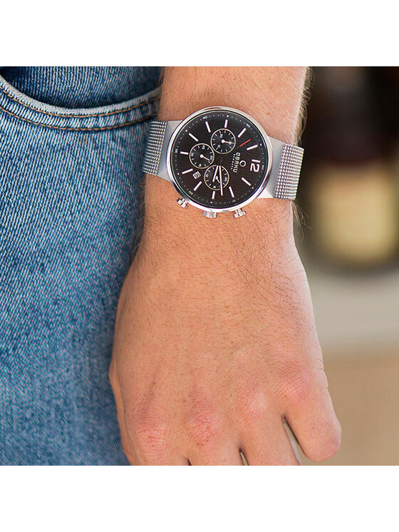 Obaku Obaku Hodinky V180GCCBMC Stříbrná