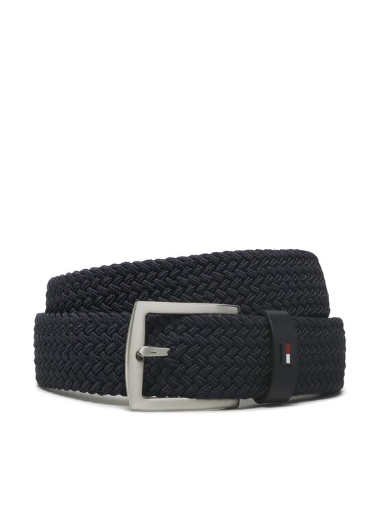 Tommy Hilfiger Tommy Hilfiger Muški remen Denton Elastic AM0AM10662 Tamnoplava