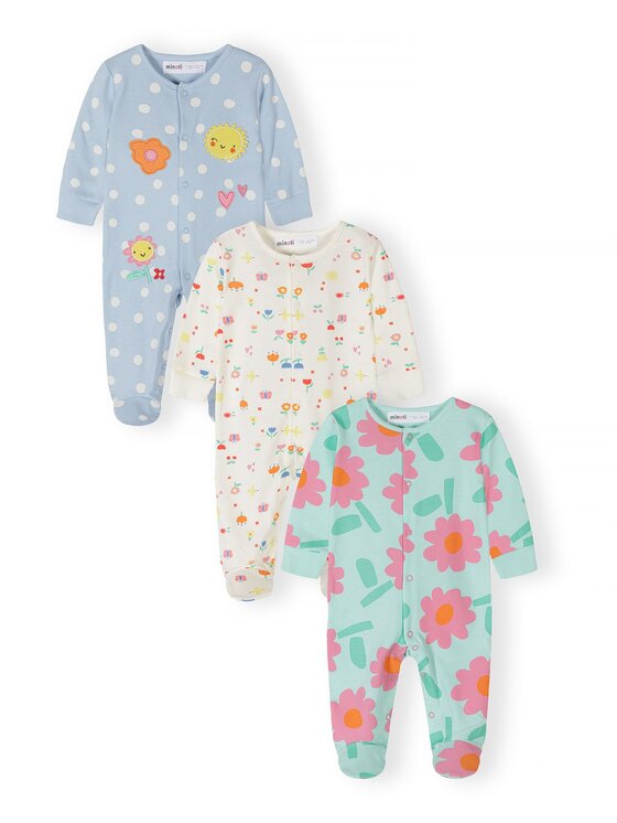 minoti minoti Komplet pajacy 28BABYPACK1 Zielony Regular Fit