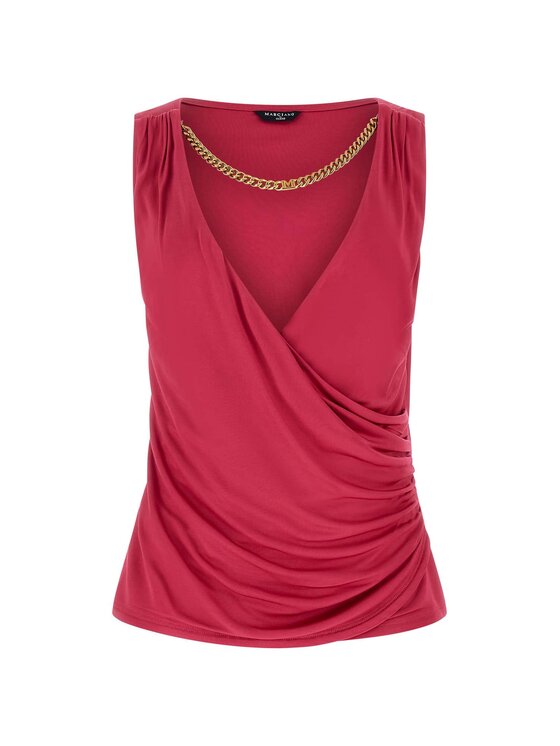 Marciano Guess Marciano Guess топ G6GP11 K3617 Розов Slim Fit