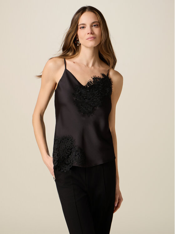 Oltre Oltre Blusa 2502R003071N033 Nero Regular Fit