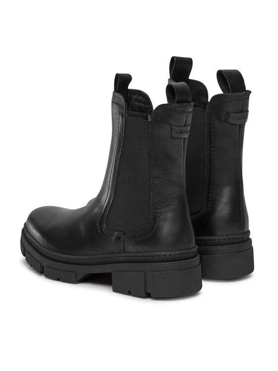 Tamaris Tamaris Kotníková obuv s elastickým prvkem 1-25901-41 Černá