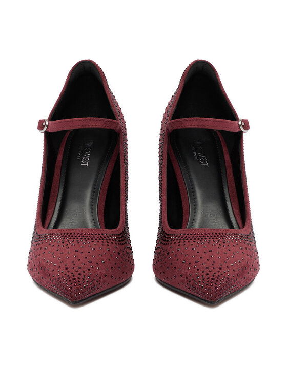 Nine West Nine West Pantofi cu toc subțire CEO-LP90858-296 Vișiniu