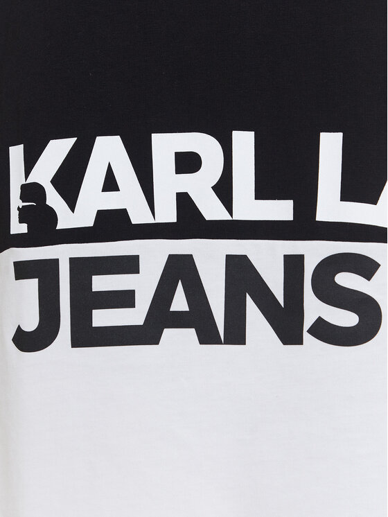 Karl Lagerfeld Jeans Karl Lagerfeld Jeans Vsakodnevna obleka A3W13005 Črna Regular Fit