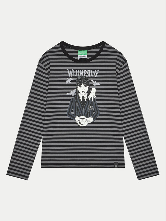 United Colors Of Benetton United Colors Of Benetton Bluză 37JPC10ME Negru Regular Fit