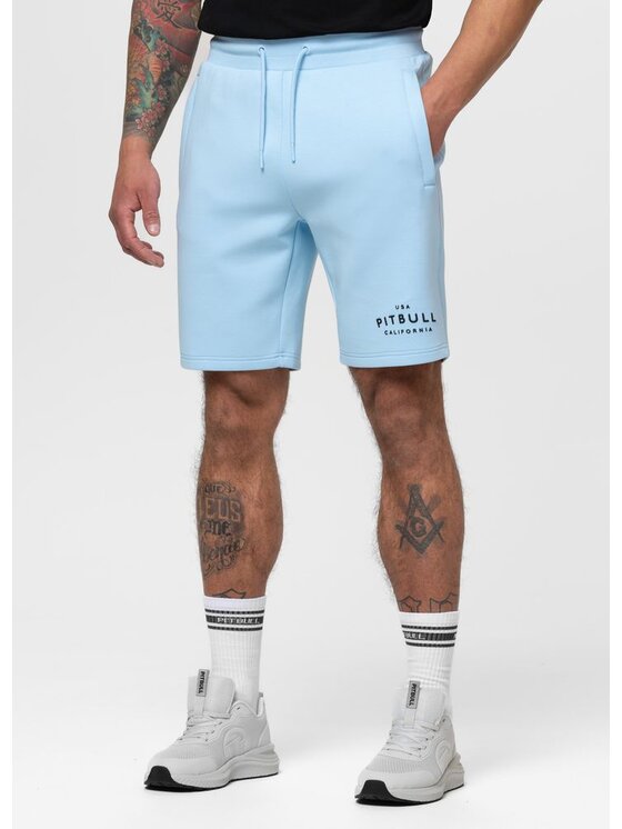 PITBULL PITBULL Szorty materiałowe SAMPSON Niebieski Regular Fit