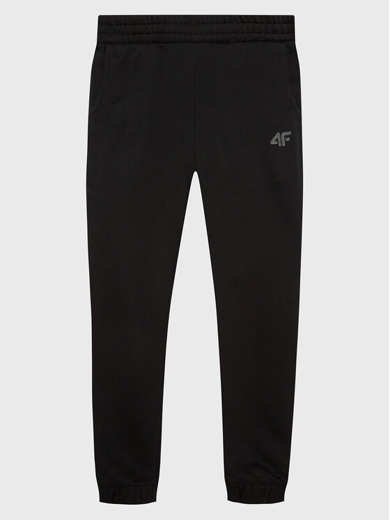 4F 4F Долнище анцуг HJZ22-JSPDD002 Черен Regular Fit