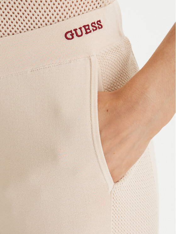 Guess Guess Sporta bikses V6GB06 Z0651 Bēšs Wide Leg