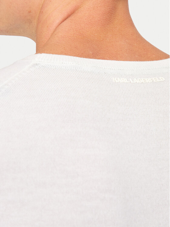 KARL LAGERFELD KARL LAGERFELD Džemper 655000 544399 Bijela Regular Fit