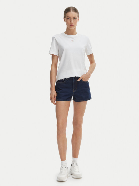 Calvin Klein Jeans Calvin Klein Jeans Džínsové šortky LV047F768G Tmavomodrá Slim Fit