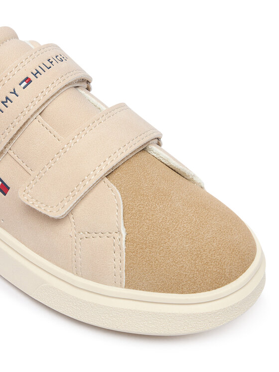 Tommy Hilfiger Tommy Hilfiger Laisvalaikio batai Low Cut Velcro Sneaker T1X9-35218-1959 S Smėlio
