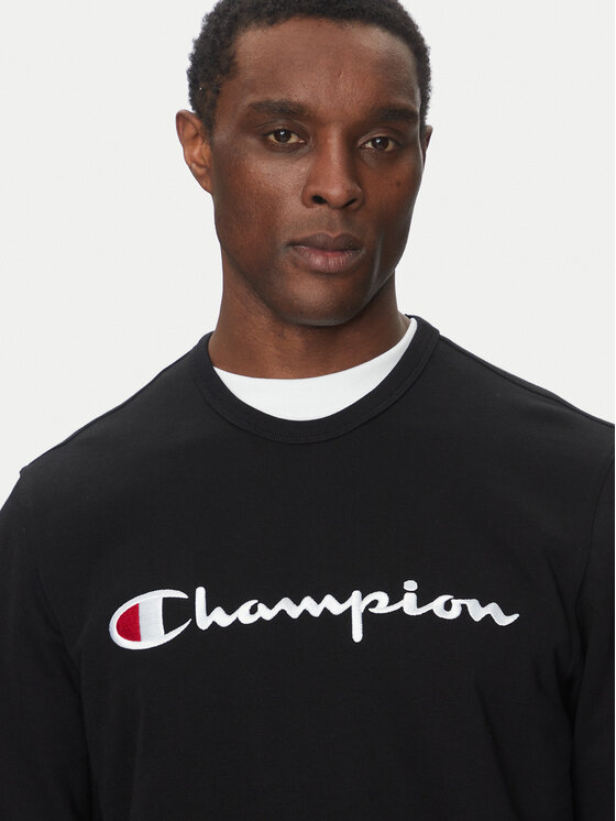 Champion Champion Світшот 220727 Чорний Slim Fit