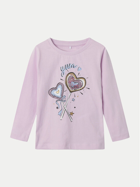 NAME IT NAME IT T-Shirt Bethany 13237842 Różowy Regular Fit