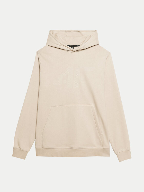 4F 4F Μπλούζα 4FWSS24TSWSM0950 Μπεζ Regular Fit