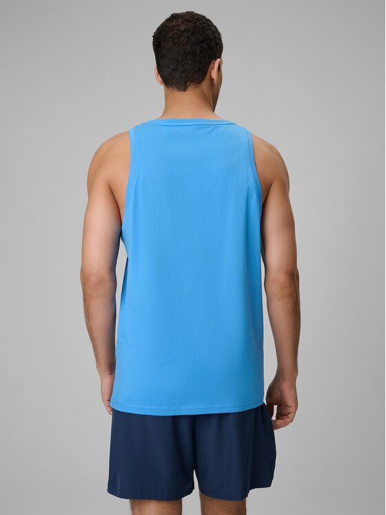 4F 4F Tank top 4FWSS26TSLEM249-33S Niebieski Regular Fit