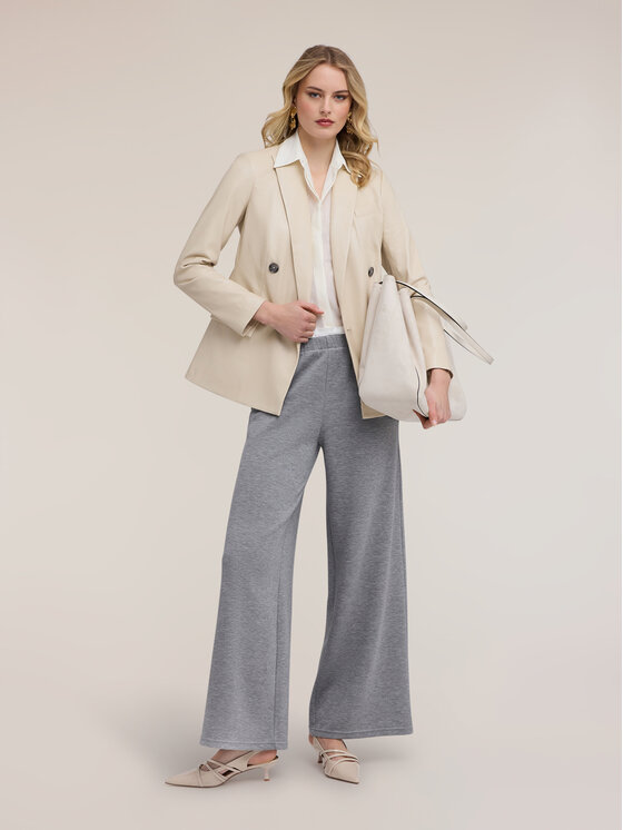 Motivi Motivi Kurtka z imitacji skóry Q029Q001042N002 Biały Regular Fit