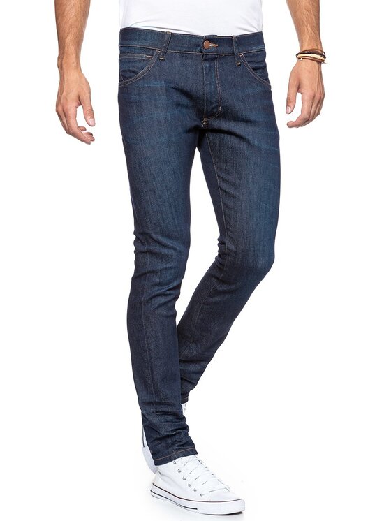 Wrangler Wrangler Jeansy BRYSON Niebieski Skinny Fit