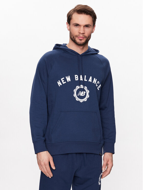 New Balance New Balance Felpa Dukserica Sport Seasonal French Terry MT31901 Blu scuro Relaxed Fit