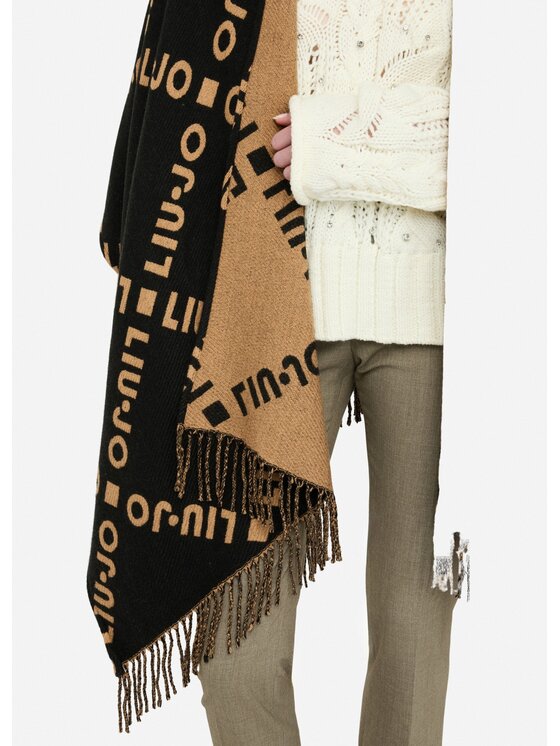 Liu Jo Liu Jo Poncho 2F5033T030022222 Nero Regular Fit