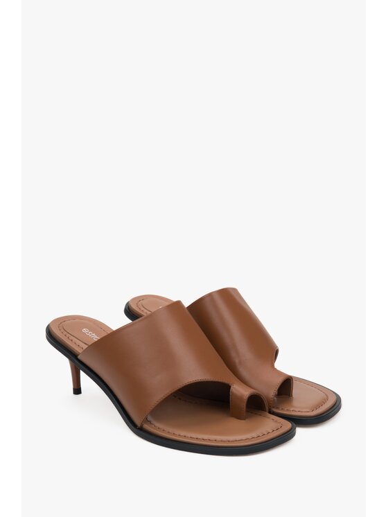 Estro Estro Παντόφλες ER00117186 Καφέ