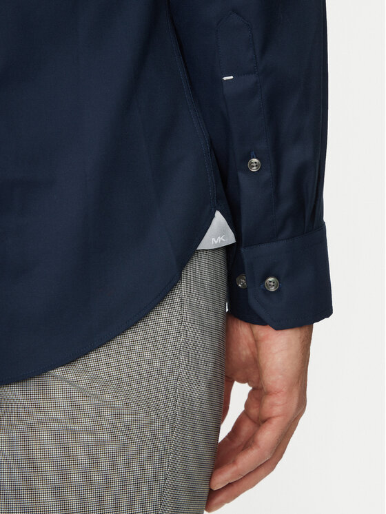 Michael Kors Michael Kors Koszula MD0MD91514 Granatowy Slim Fit