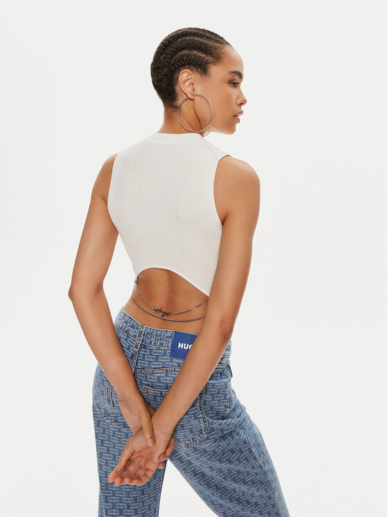 HUGO Hugo Top Sepinn 50514314 Bež Slim Fit