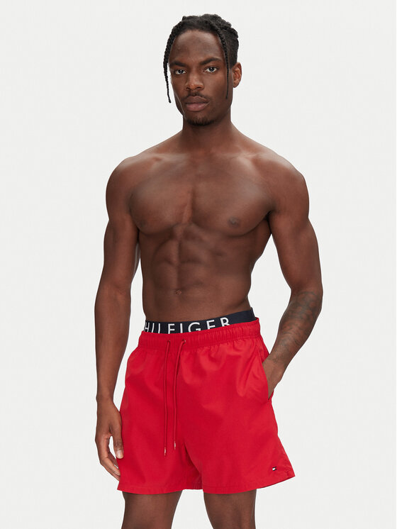 Tommy Hilfiger Tommy Hilfiger Σορτς κολύμβησης UM0UM03489 Κόκκινο Regular Fit